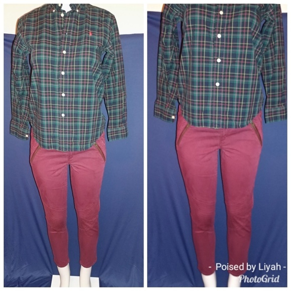 Ralph Lauren  Long Sleeve plaid Button Down Shirt - Picture 4 of 6